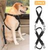 iMounTEK 2-Pack Pet Dog Seat Belt Leash – Adjustable Nylon Safety Car Harness Strap for Dogs & Cats