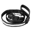 iMounTEK 5FT LED Dog Leash – USB Rechargeable Light Up Dog Walking Leash with 9 Light Colors, IPX7 Waterproof Nylon Lead for Night Walks