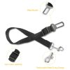 iMounTEK 2-Pack Pet Dog Seat Belt Leash – Adjustable Nylon Safety Car Harness Strap for Dogs & Cats