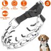 iMounTEK Adjustable Dog Choke Collar Training Chain with Buckle – Heavy-Duty Metal Dog Collar for Small, Medium & Large Dogs