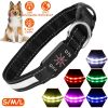 iMounTEK LED Light Up Dog Collar – USB Rechargeable Glowing Safety Collar with 9 Light Colors & IPX7 Waterproof Design