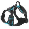 iMounTEK Rechargeable LED Light Up Dog Harness – No Pull Reflective Lighted Vest with Handle for Small, Medium & Large Dogs