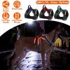 iMounTEK Rechargeable LED Light Up Dog Harness – No Pull Reflective Lighted Vest with Handle for Small, Medium & Large Dogs