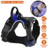 iMounTEK Rechargeable LED Light Up Dog Harness – No Pull Reflective Lighted Vest with Handle for Small, Medium & Large Dogs