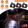iMounTEK Rechargeable LED Light Up Dog Harness – No Pull Reflective Lighted Vest with Handle for Small, Medium & Large Dogs