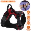 iMounTEK Rechargeable LED Light Up Dog Harness – No Pull Reflective Lighted Vest with Handle for Small, Medium & Large Dogs