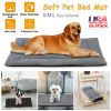 PetLuv Reversible Fleece Dog Bed Mat – Comfortable Crate Pad & Travel Cushion
