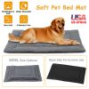 PetLuv Reversible Fleece Dog Bed Mat – Comfortable Crate Pad & Travel Cushion