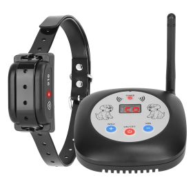 iMounTEK 328FT Wireless Dog Fence System with GPS Location Monitor & Rechargeable Receiver Collar (Option: DogFence1Collar)