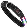iMounTEK LED Light Up Dog Collar – USB Rechargeable Glowing Safety Collar with 9 Light Colors & IPX7 Waterproof Design