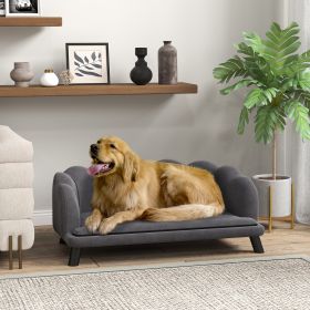 Pearl Design Pet Sofa for Medium and Large Sized Dogs (Option: Grey-1010x620x275 mm)