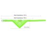 Adjustable Bandana Leather Pet Collar with Triangle Scarf