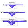 Adjustable Bandana Leather Pet Collar with Triangle Scarf