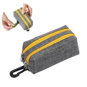 Outdoor Pet Waste Bag Dog Poop Collection Bag (Type: Pet Waste Bag, Color: Grey Yellow)
