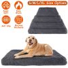 iMounTEK Plush Dog Bed – Soft Cozy Cushion Mattress with Long Plush Comfort for Crates, Kennels & Everyday Rest