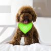 Adjustable Bandana Leather Pet Collar with Triangle Scarf
