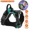 iMounTEK Rechargeable LED Light Up Dog Harness – No Pull Reflective Lighted Vest with Handle for Small, Medium & Large Dogs