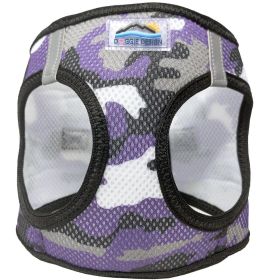 American River Choke Free Dog Harness Camouflage Collection (Color: Purple Camo, size: small)